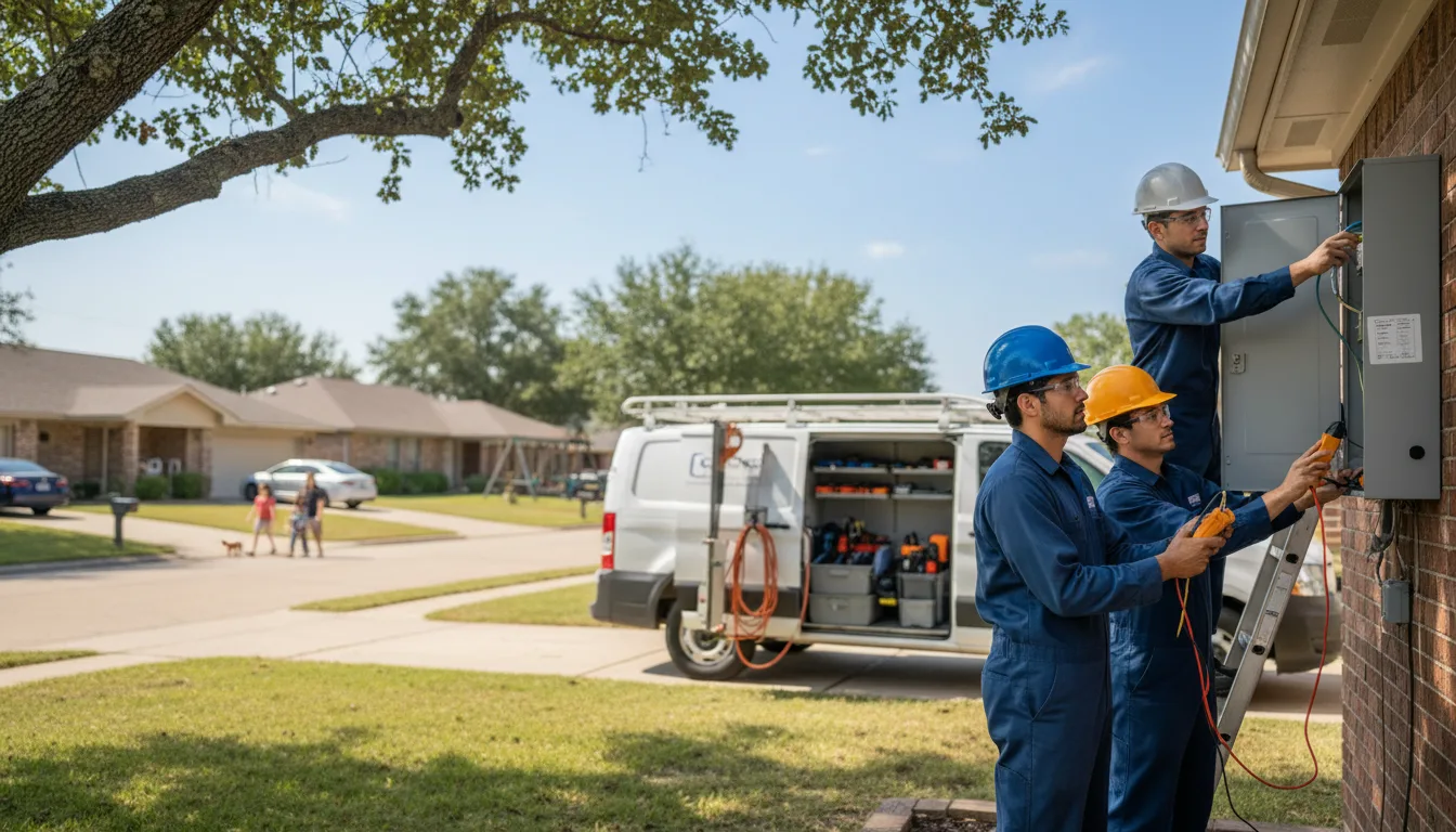 Certified electrician providing emergency electrical services in Bremen, IN